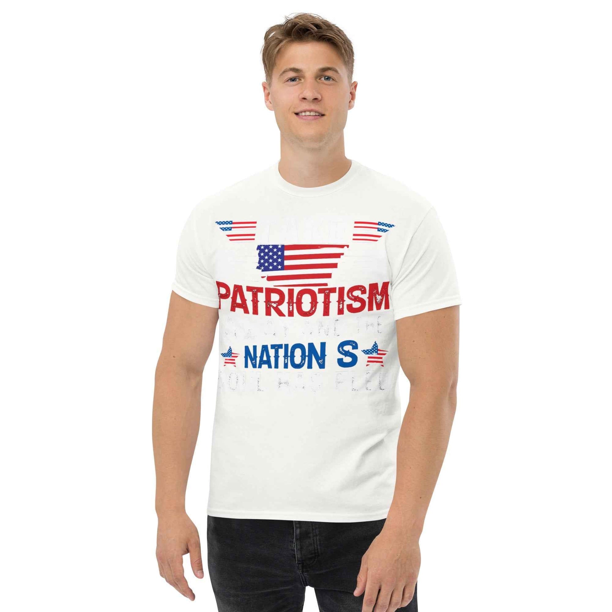 PATRIOTISM Away Streetwear Tee - Celebrate Your Love for Country in Style - 7 Stage Streetwear