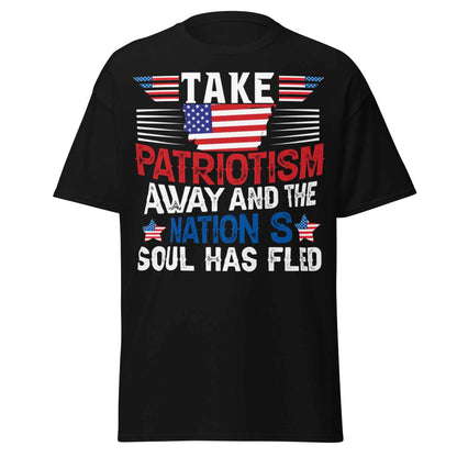 PATRIOTISM Away Streetwear Tee - Celebrate Your Love for Country in Style - 7 Stage Streetwear