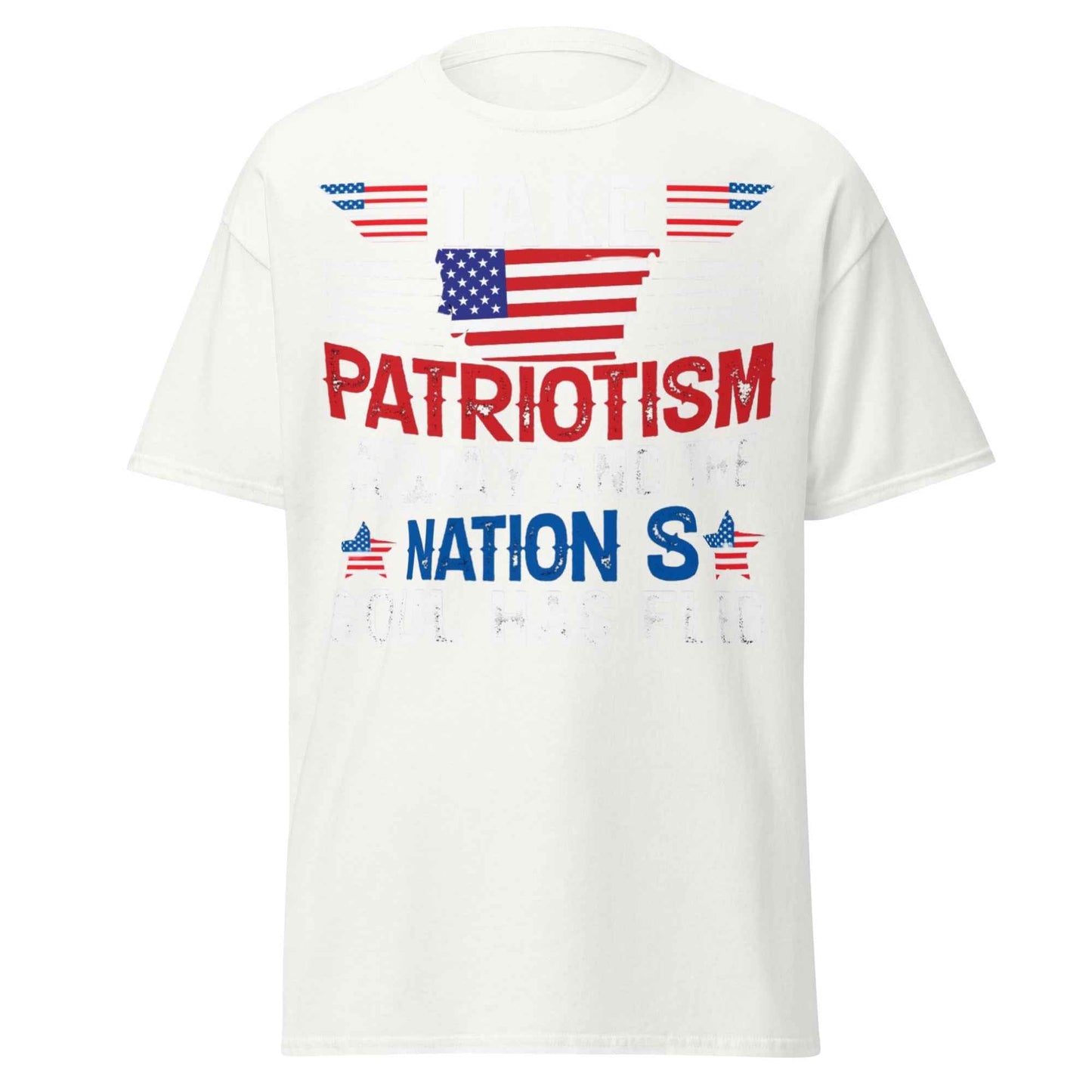 PATRIOTISM Away Streetwear Tee - Celebrate Your Love for Country in Style - 7 Stage Streetwear