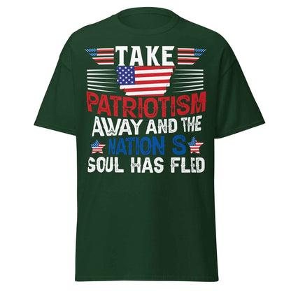 PATRIOTISM Away Streetwear Tee - Celebrate Your Love for Country in Style - 7 Stage Streetwear