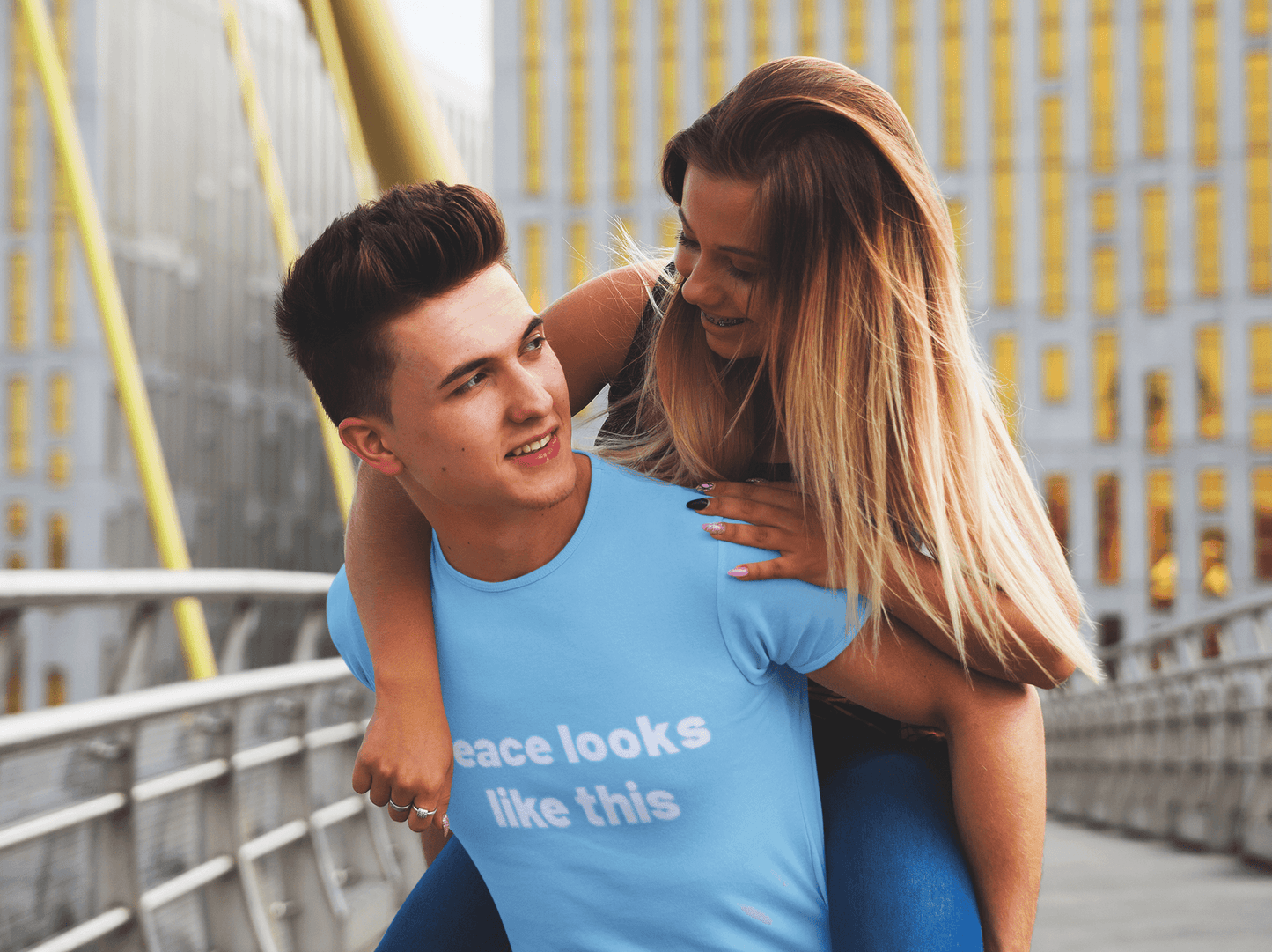 Peace inspirational graphic tee