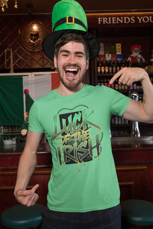 Luck of the Irish St. Patrick's Day graphic tee