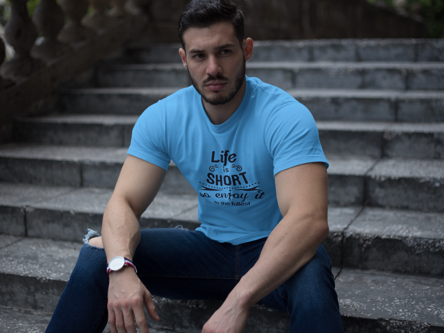Life is Short Graphic Tee/7 Stage Streetwear