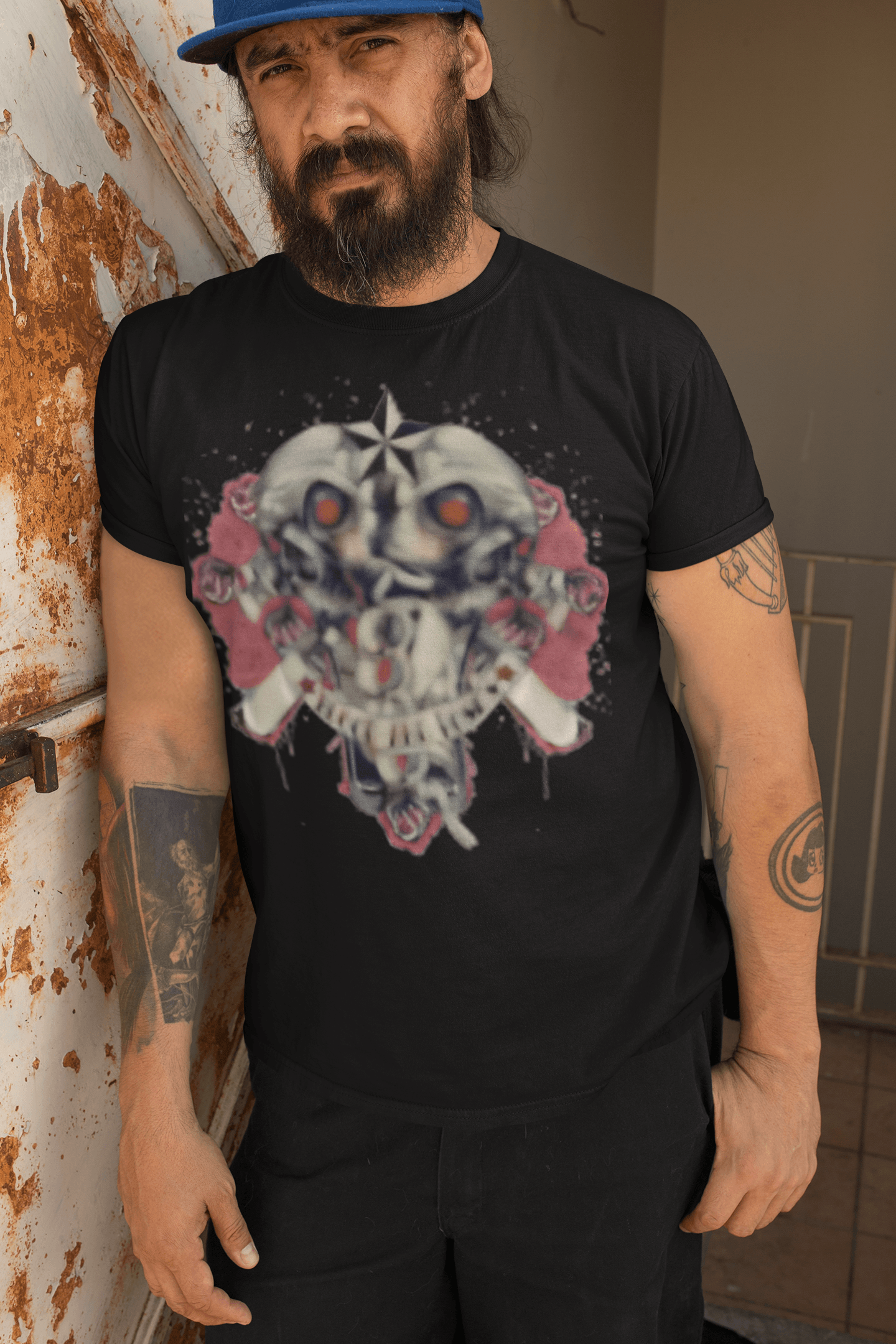 Hood and Poses streetwear graphic tee