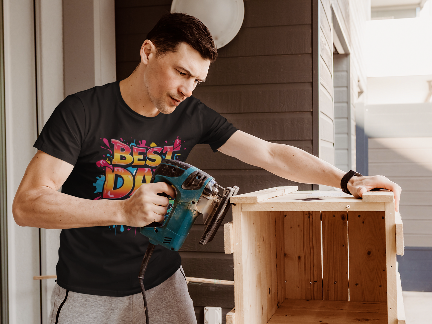 Best Dad In The World Tee/ 7 Stage Streetwear