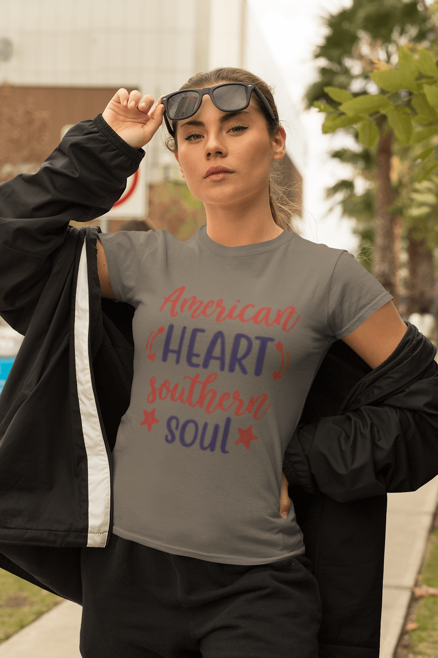 Southern Heritage patriotic graphic tee
