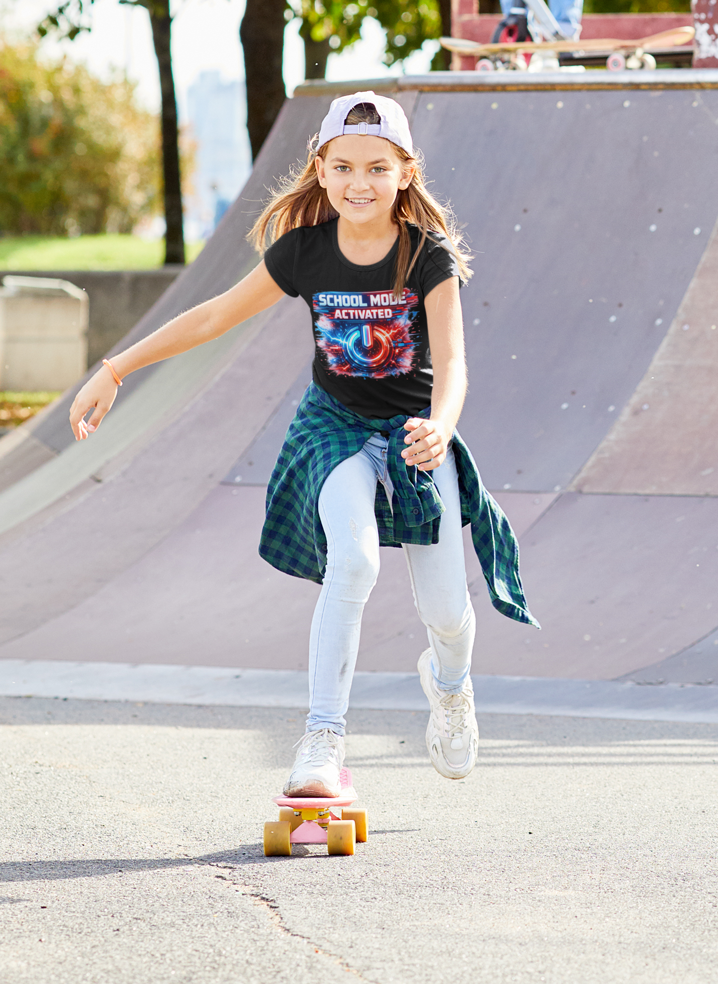 School Mode Activated Kids T-Shirt by 7 Stage Streetwear