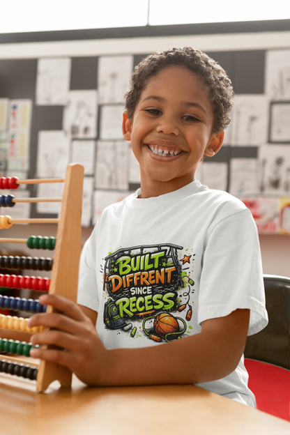 Built Different Since Recess Kids T-Shirt by 7 Stage Streetwear