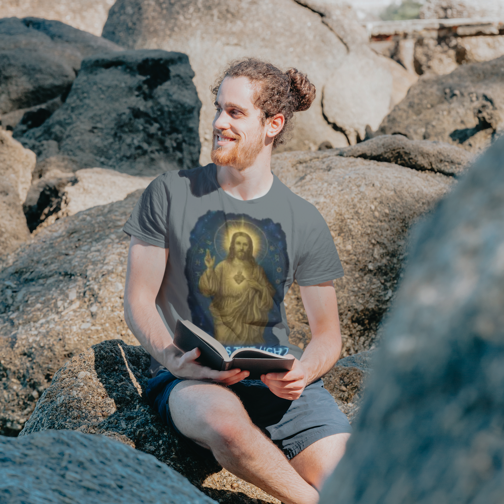 Jesus Is the light Garphic Tee/7 Stage Streetwear