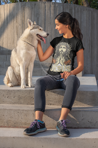 Jesus Praying Graphic T-shirt/7 Stage Streetwear