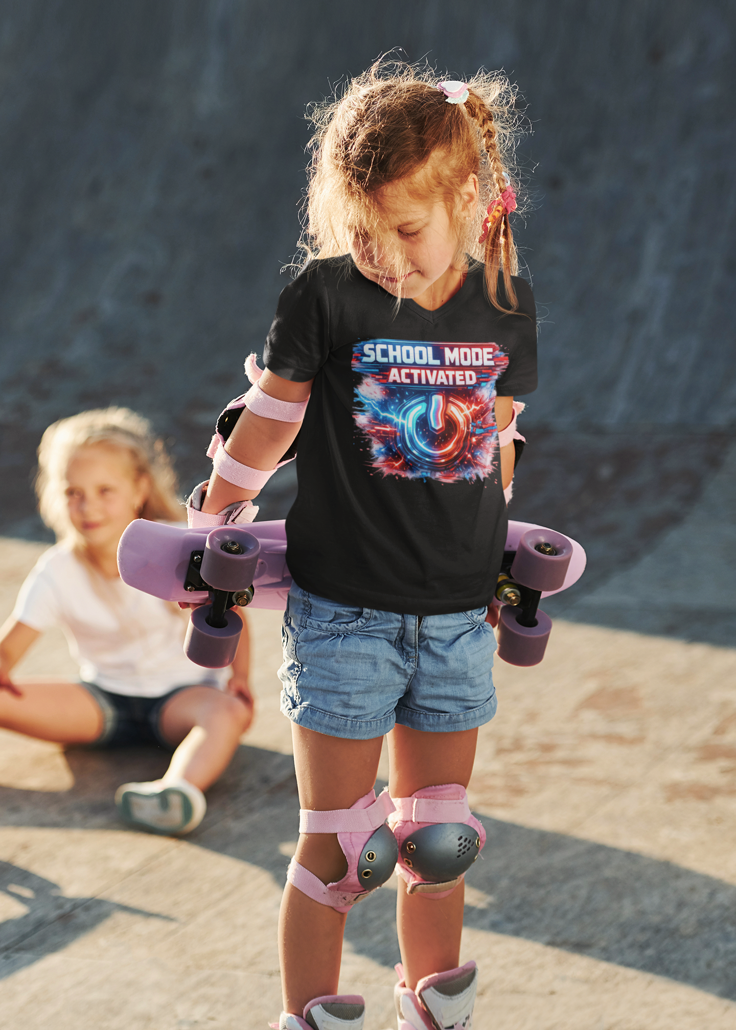 School Mode Activated Kids T-Shirt by 7 Stage Streetwear