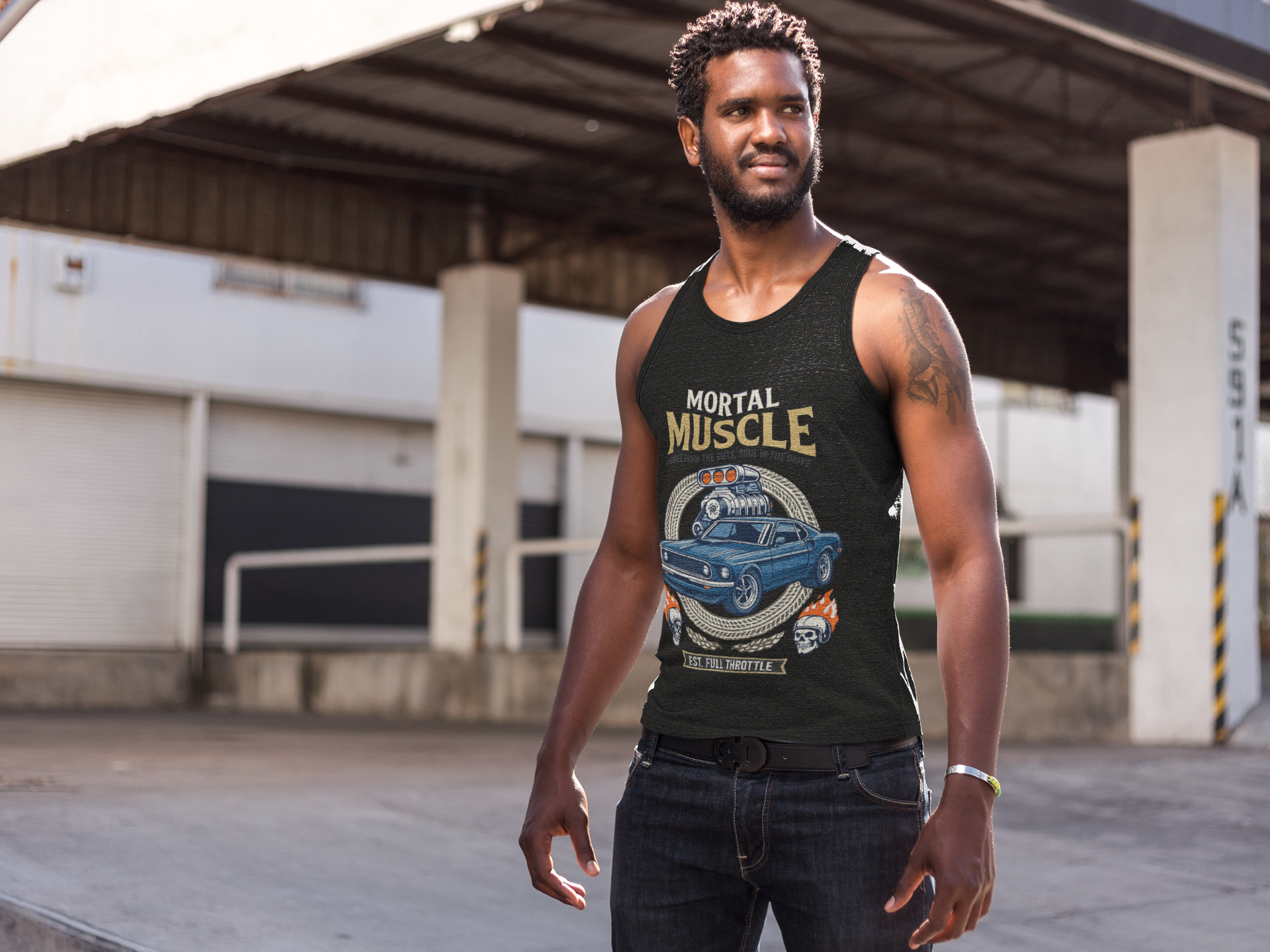 One Mile At A Time Tank Top/ 7 Stage Streetwear