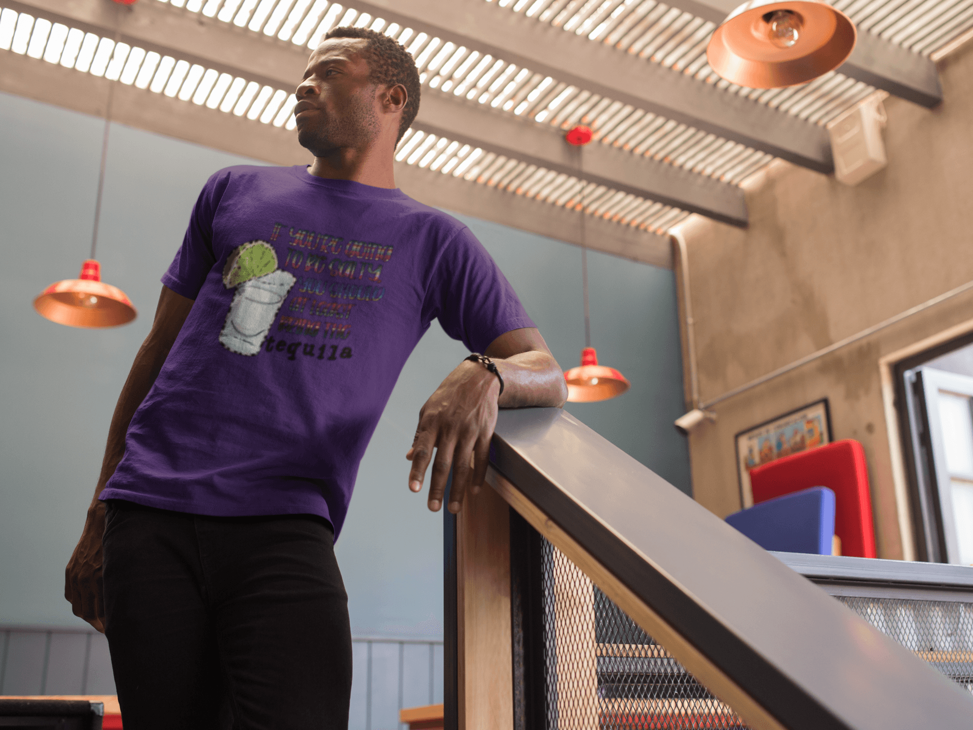 Tequila Too Salty funny graphic tee