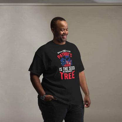 The Patroits Blood is The Seed of Freedom Streetwear Tee - 7 Stage Streetwear