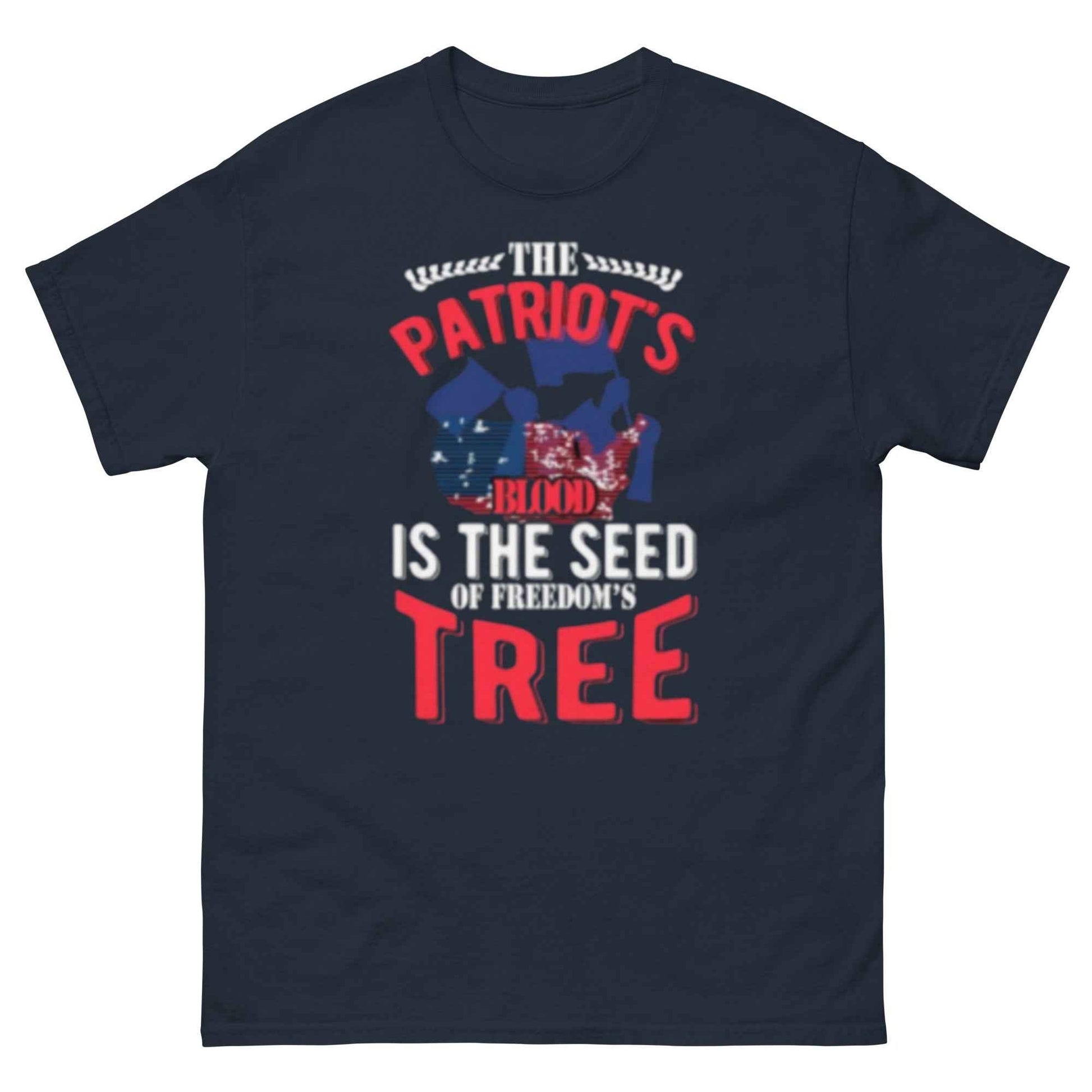 The Patroits Blood is The Seed of Freedom Streetwear Tee - 7 Stage Streetwear