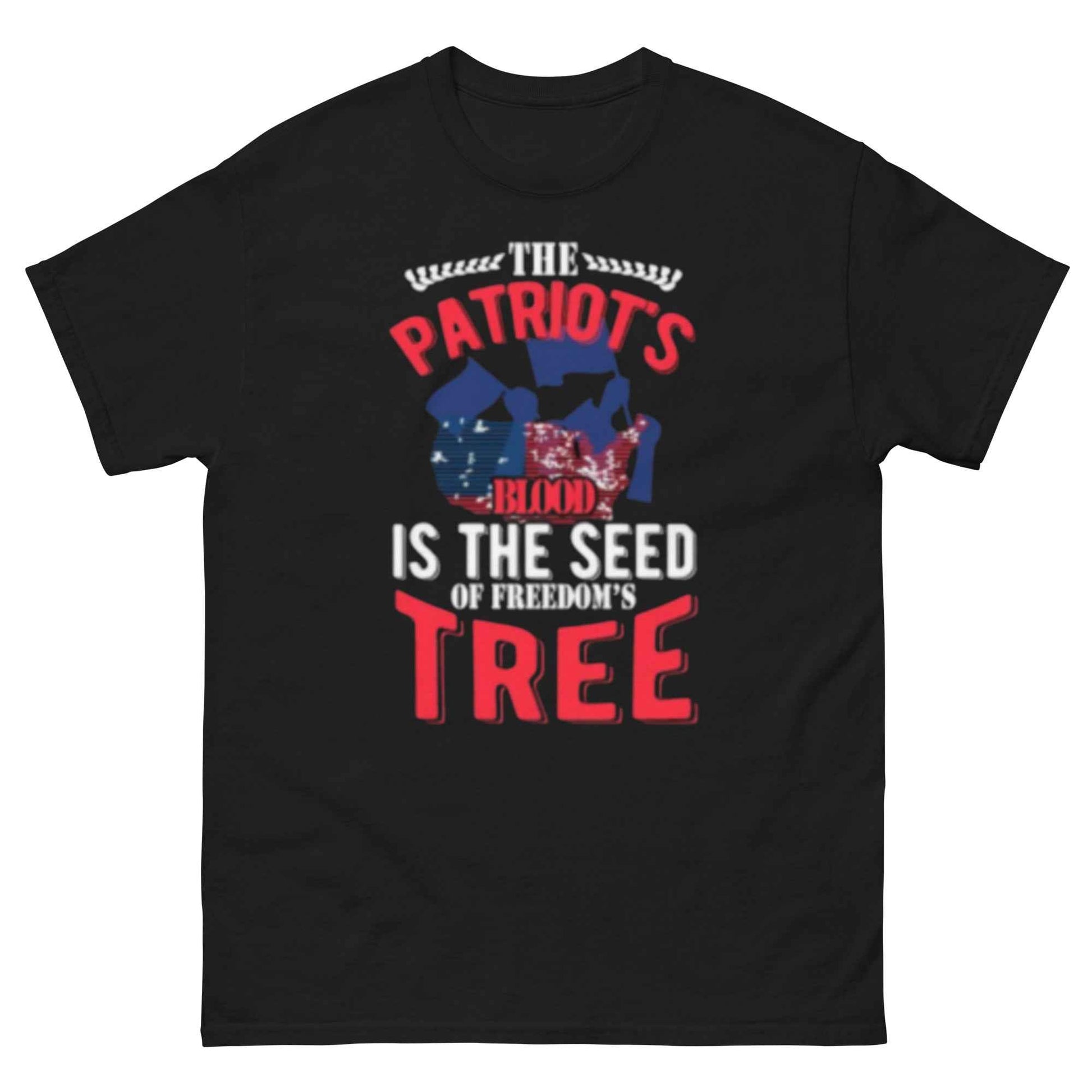 The Patroits Blood is The Seed of Freedom Streetwear Tee - 7 Stage Streetwear