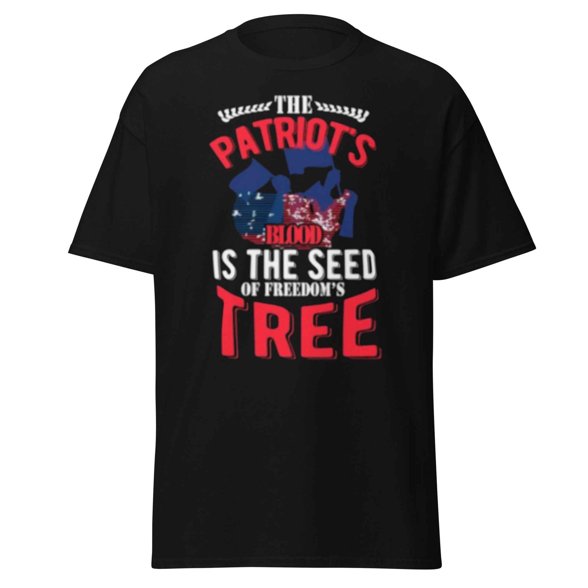 The Patroits Blood is The Seed of Freedom Streetwear Tee - 7 Stage Streetwear