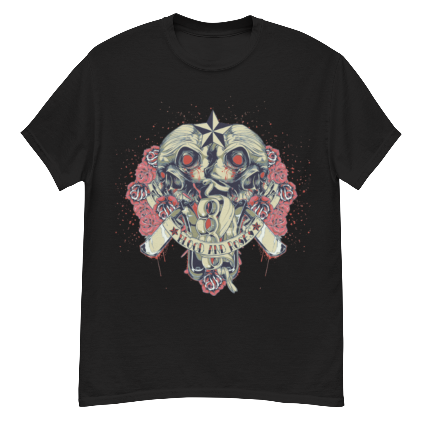 Hood and Poses streetwear graphic tee