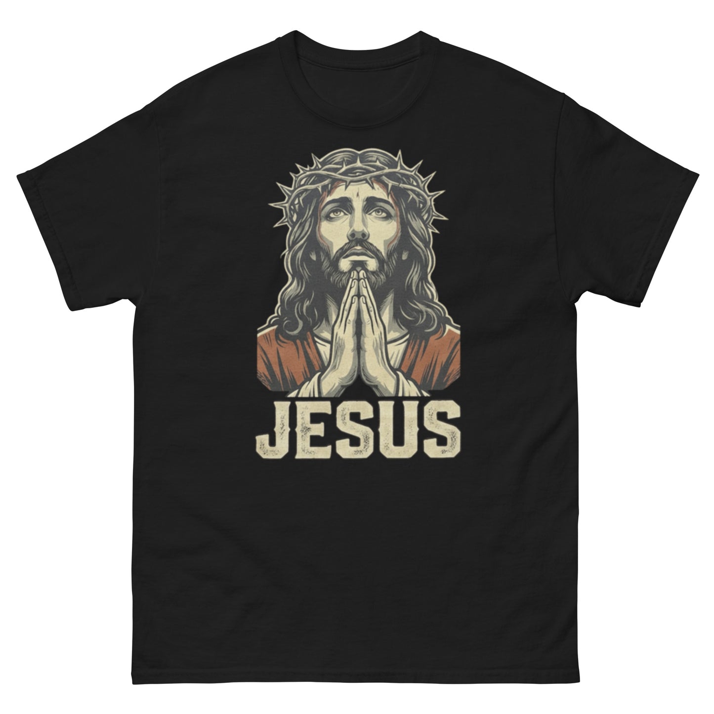 Jesus Praying Graphic T-shirt/7 Stage Streetwear