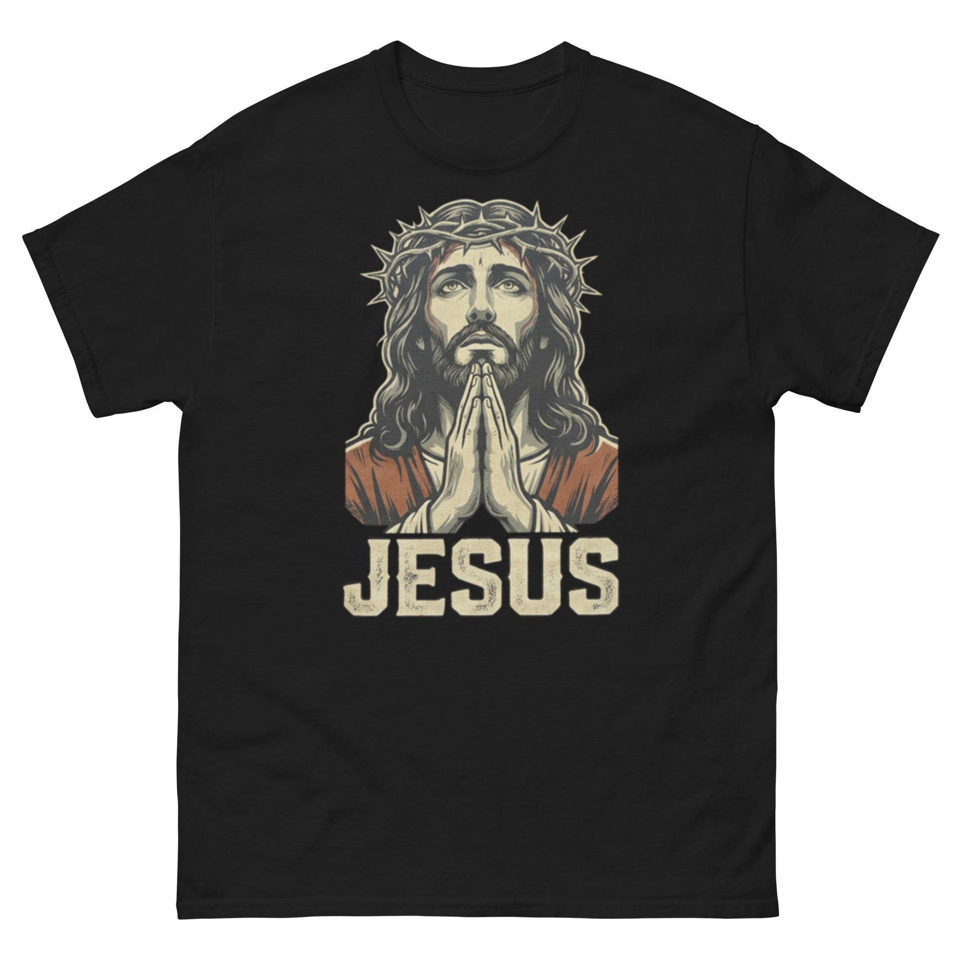Jesus Praying Graphic T-shirt/7 Stage Streetwear