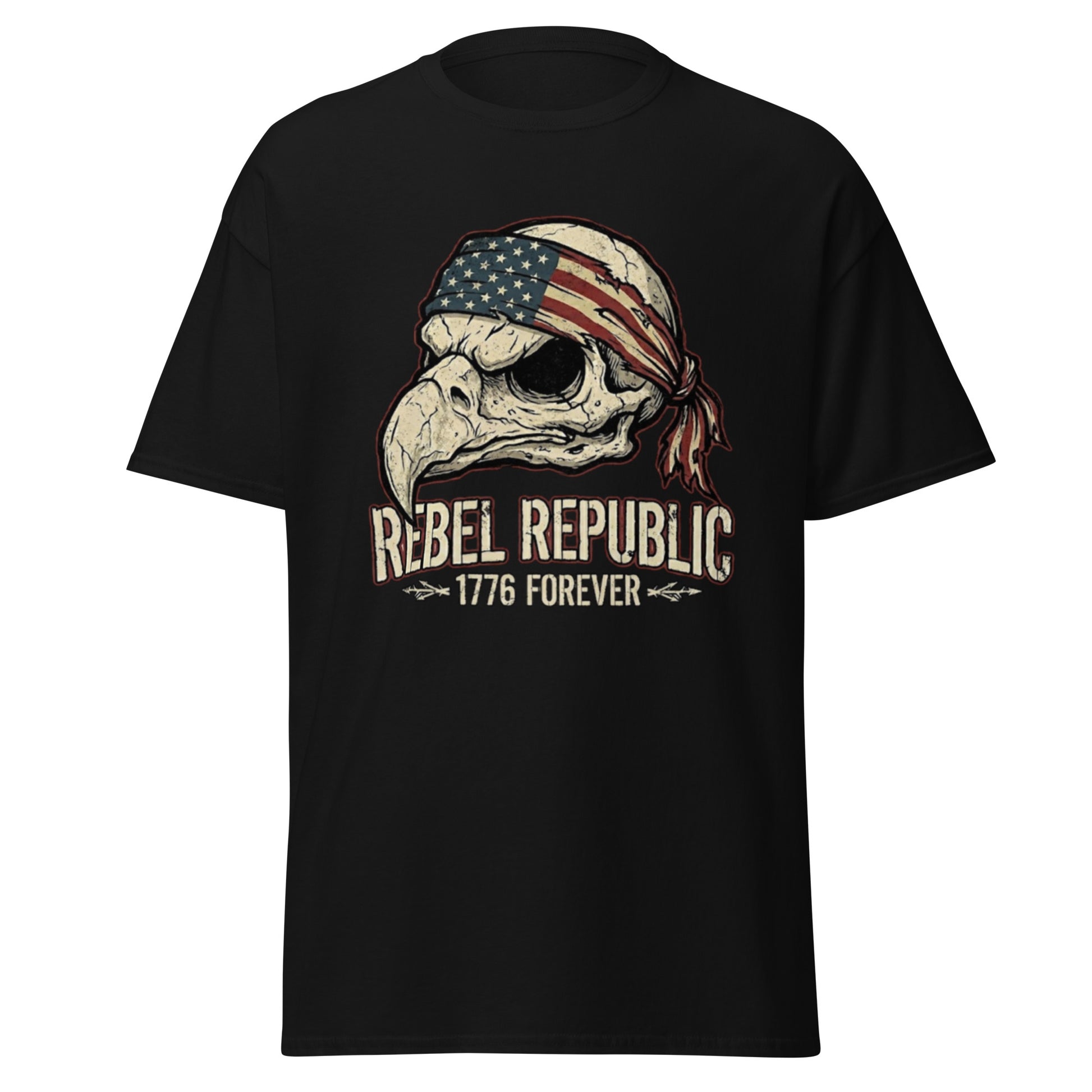 Rebel Republic patriotic rebellion graphic tee by 7 Stage Streetwear