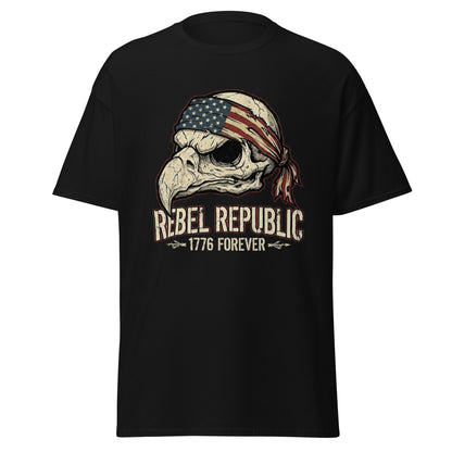 Rebel Republic patriotic rebellion graphic tee by 7 Stage Streetwear