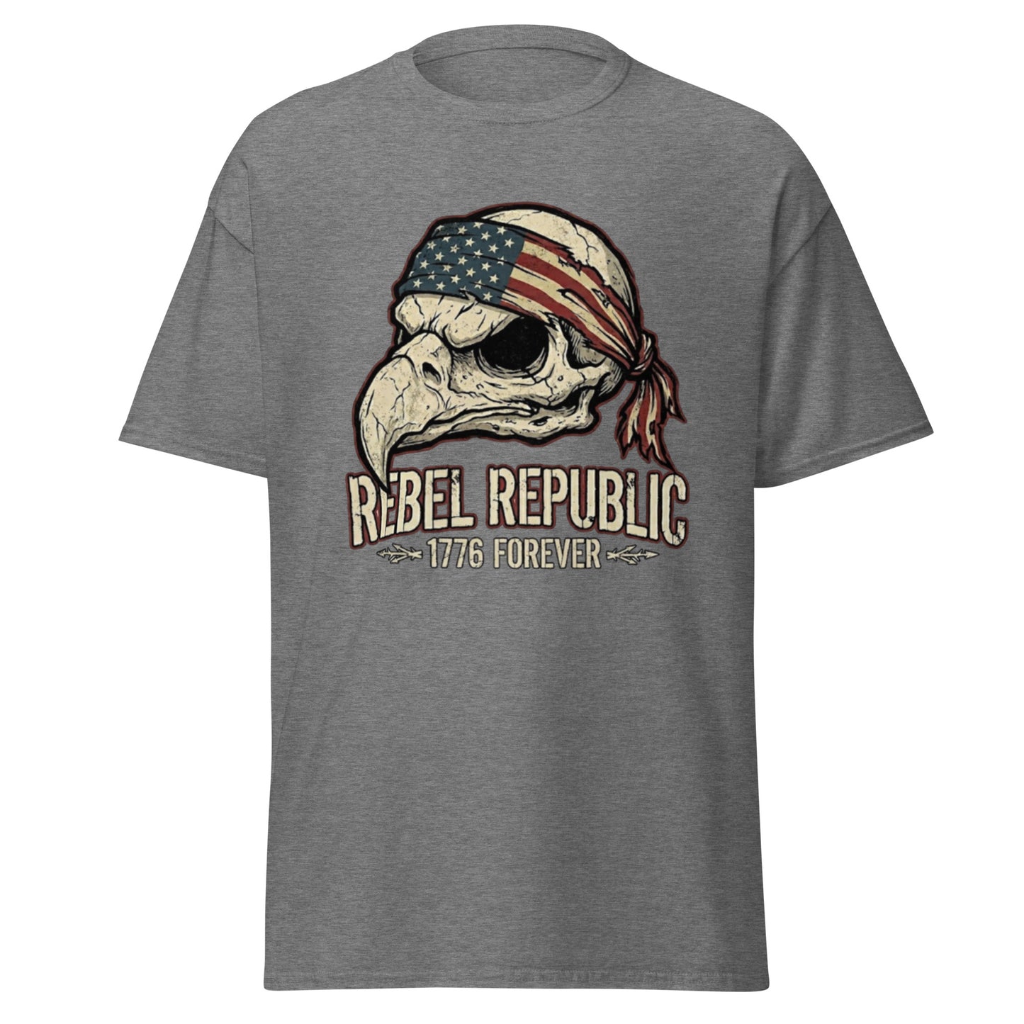 Rebel Republic patriotic rebellion graphic tee by 7 Stage Streetwear