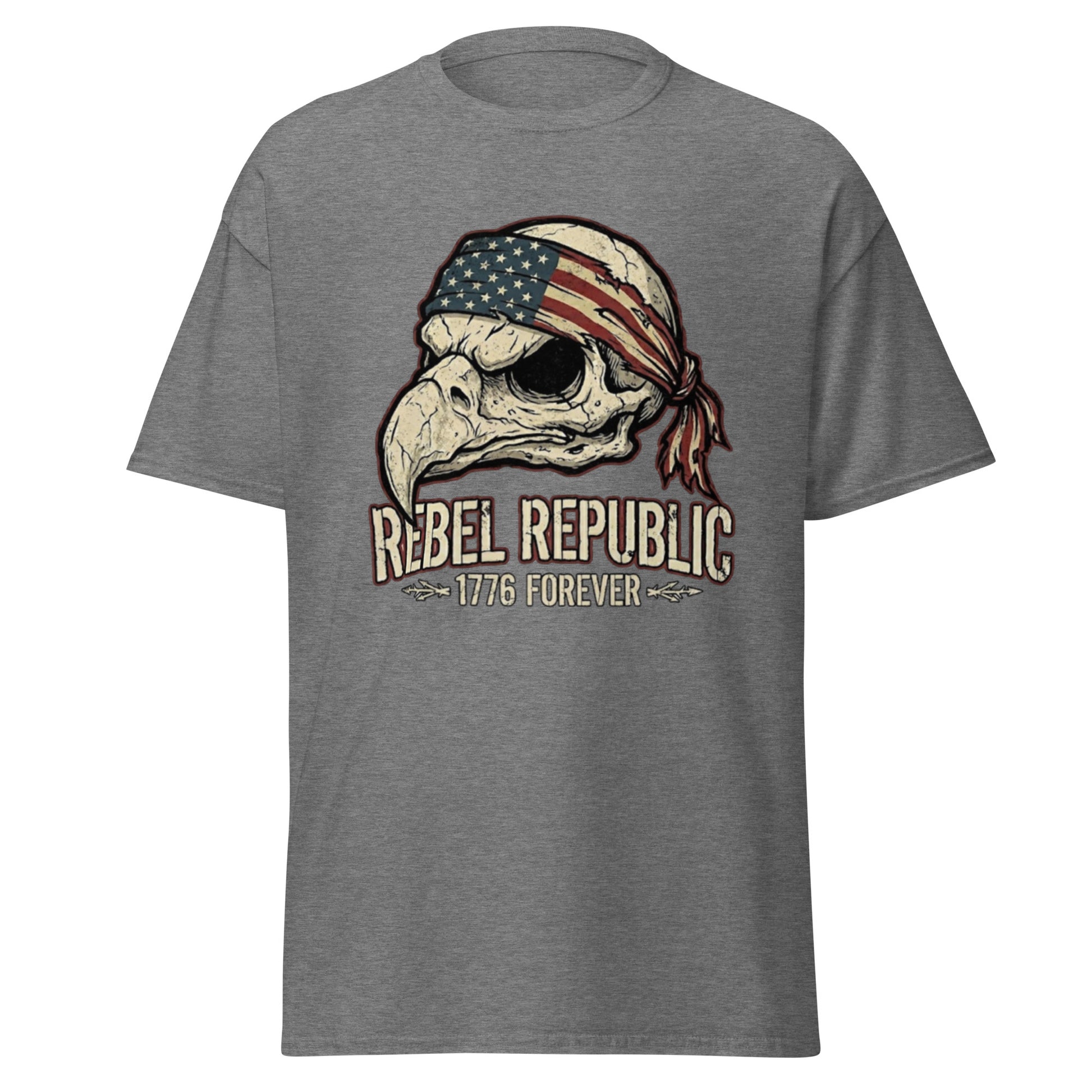 Rebel Republic patriotic rebellion graphic tee by 7 Stage Streetwear