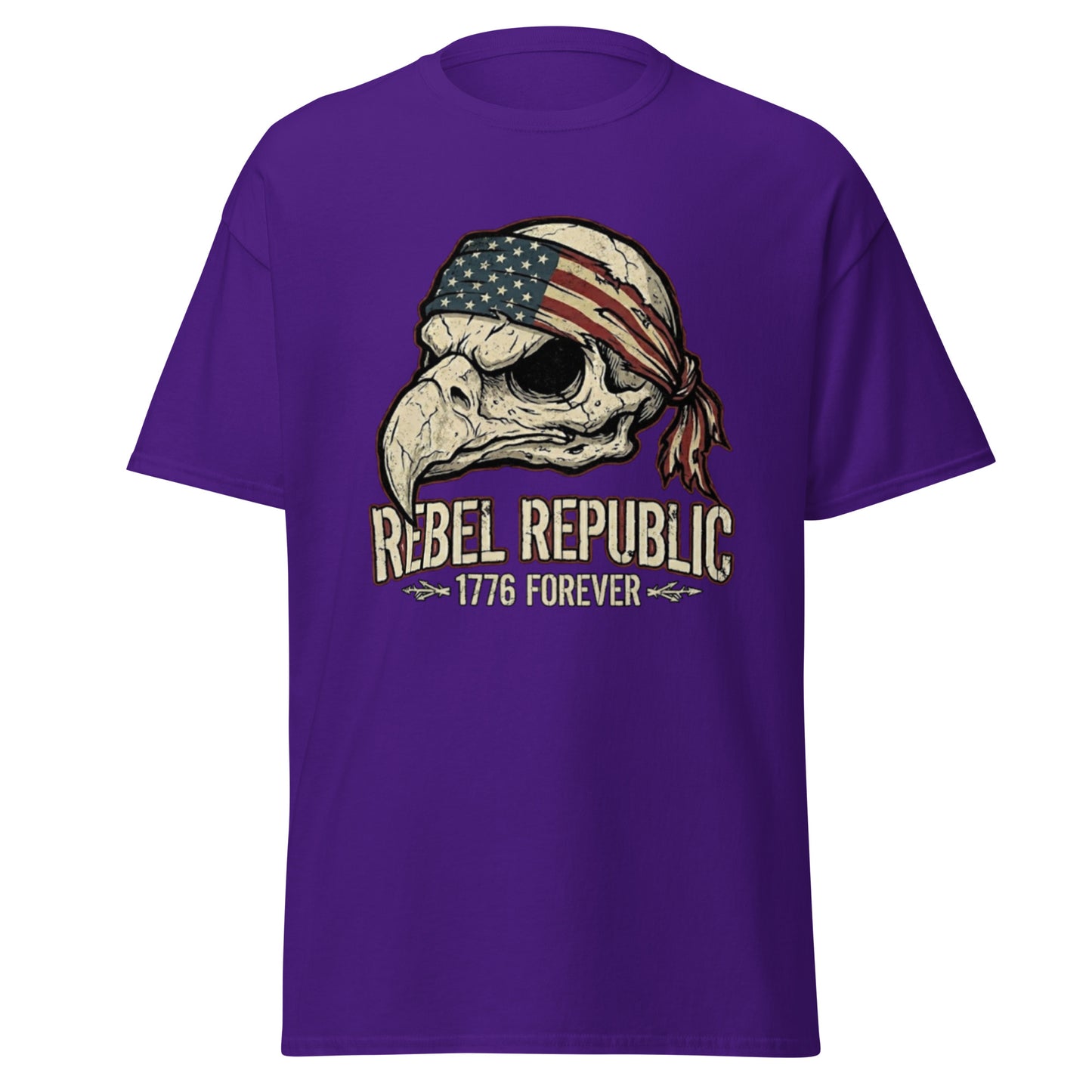 Rebel Republic patriotic rebellion graphic tee by 7 Stage Streetwear