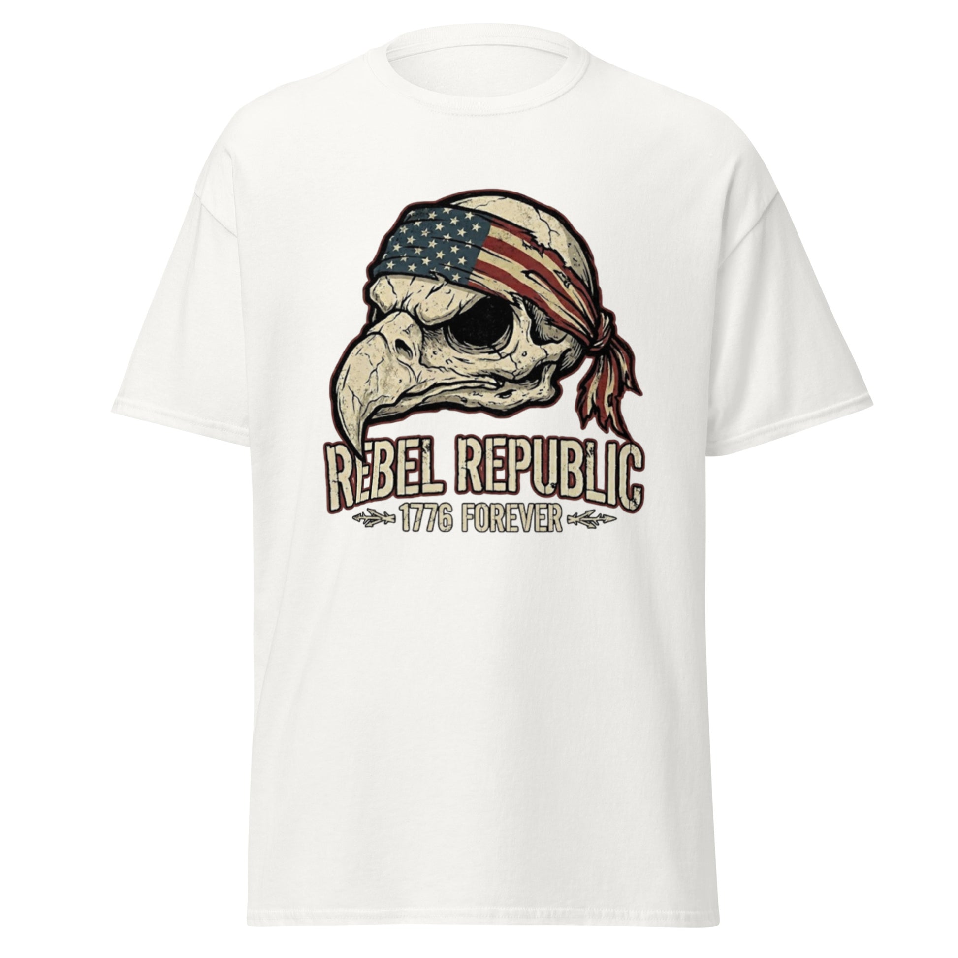 Rebel Republic patriotic rebellion graphic tee by 7 Stage Streetwear
