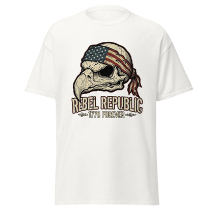 Rebel Republic patriotic rebellion graphic tee by 7 Stage Streetwear