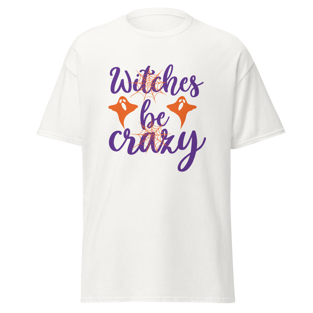 Witches Be Crazy Graphic Tee in white — front view