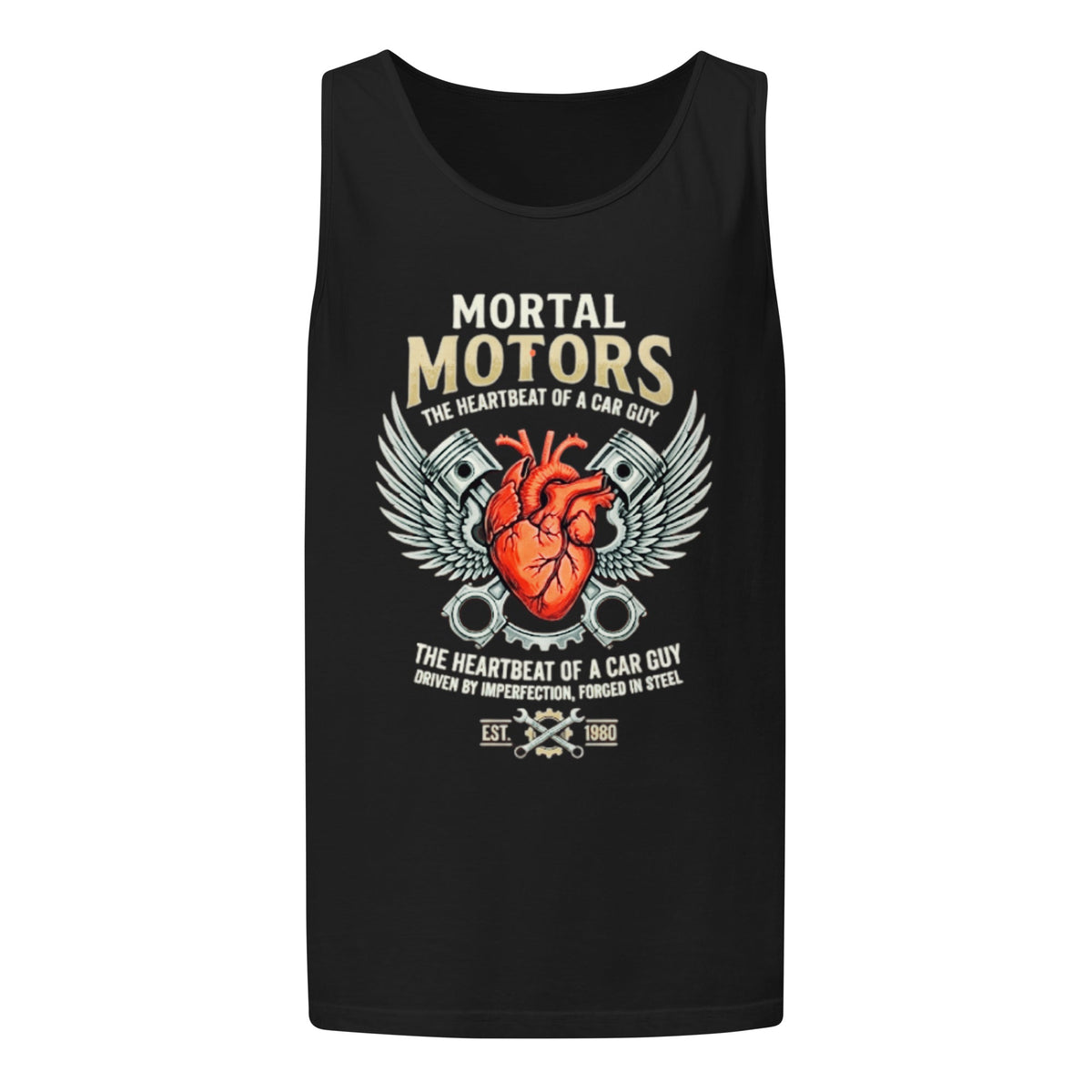 Heartbeat of a Car Guy Tank Top 7 Stage Streetwear