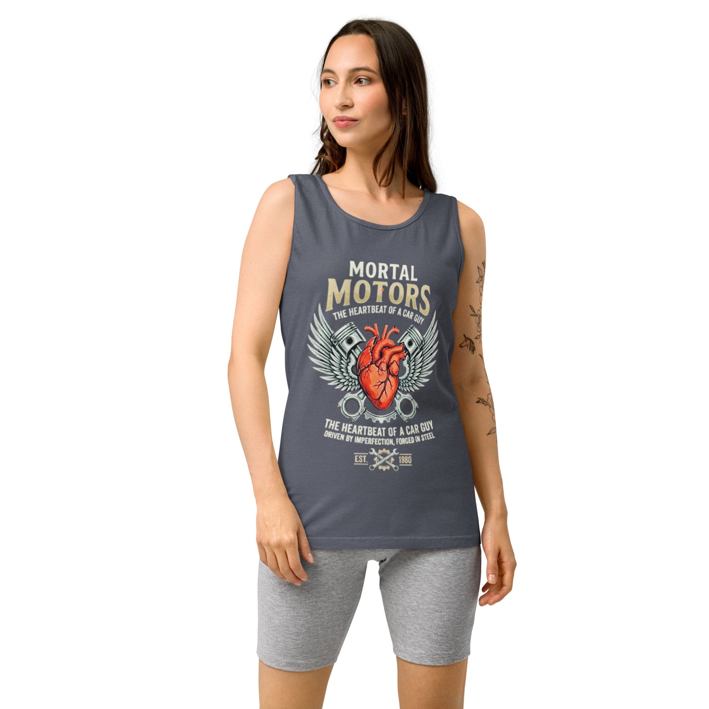 Heartbeat of a Car Guy Tank Top/7 Stage Streetwear
