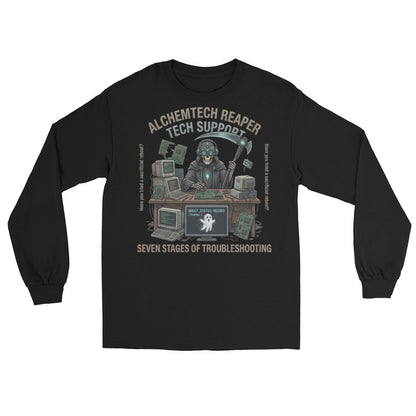 Reaper Tech Support Long Sleeve Shirt long sleeve tee in black — front view