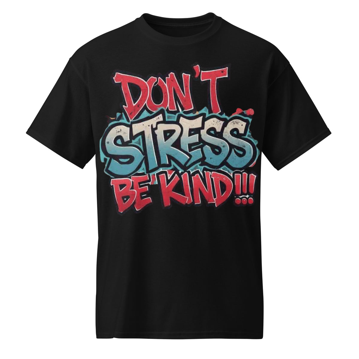 Don't Stress graphic t-shirt in black