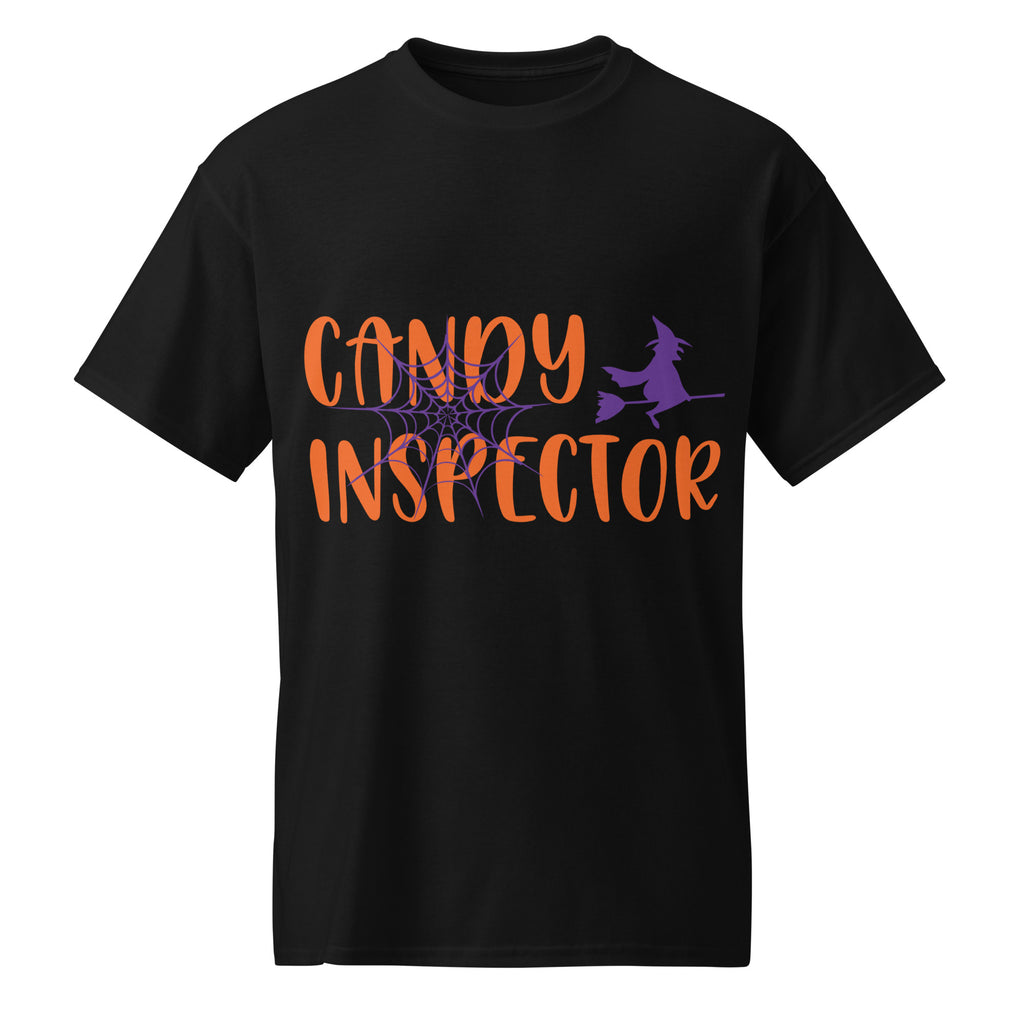 Candy Inspector Graphic Tee in black — front view
