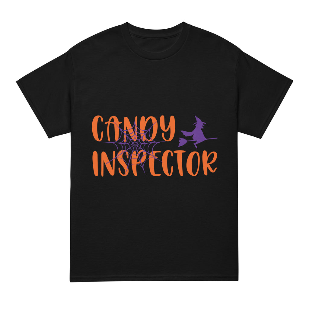 Candy Inspector Graphic Tee in black — front view