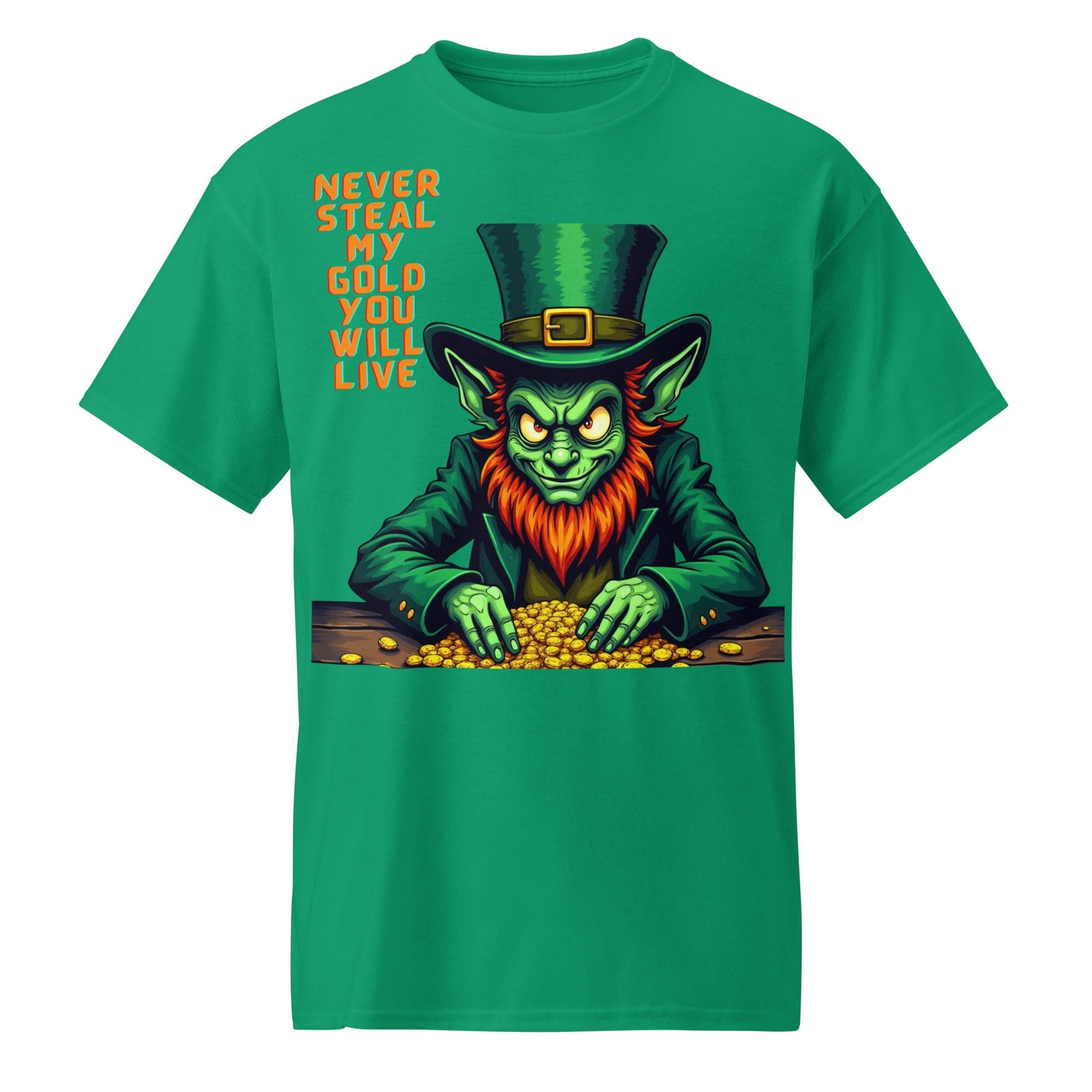 Never Steal My Gold St. Patrick's Day graphic tee