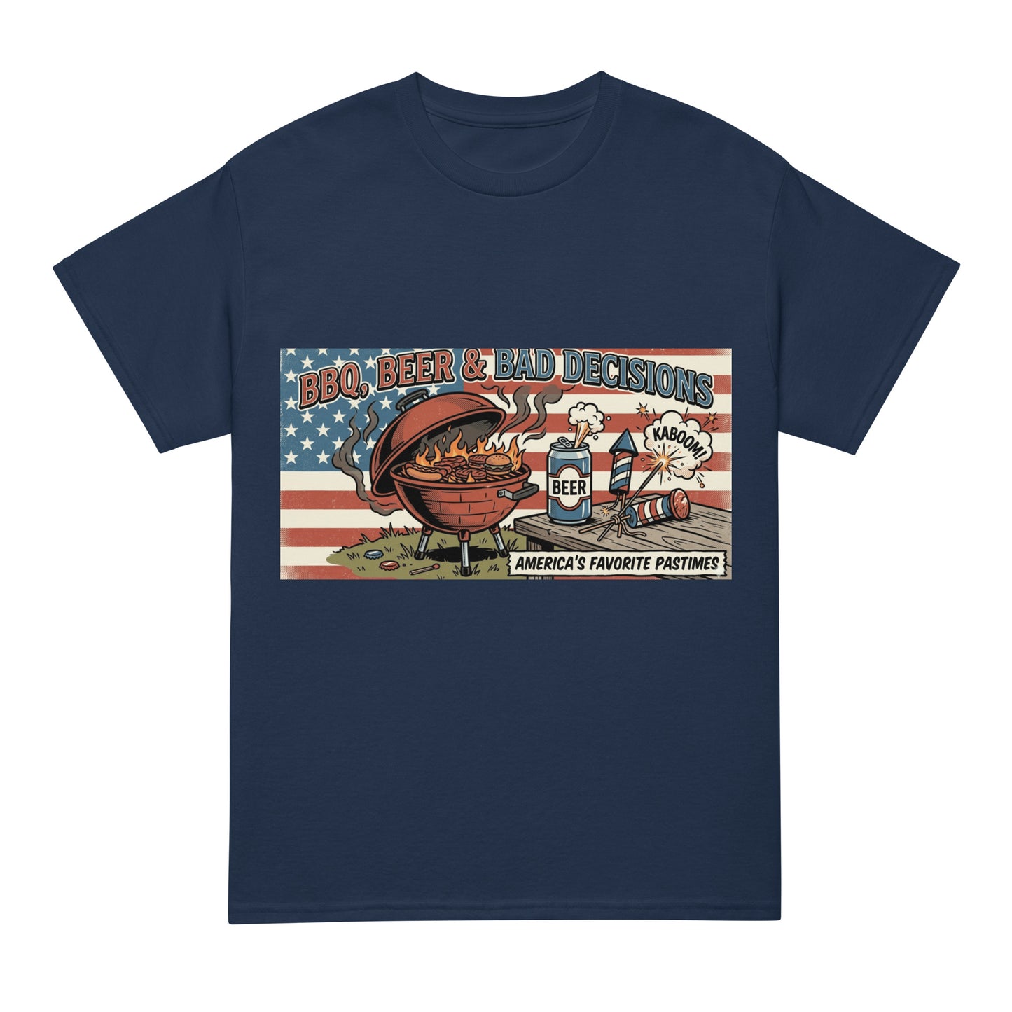 BBQ,BEER & Bad Decisions T-Shirt/7 Stage Streetwear