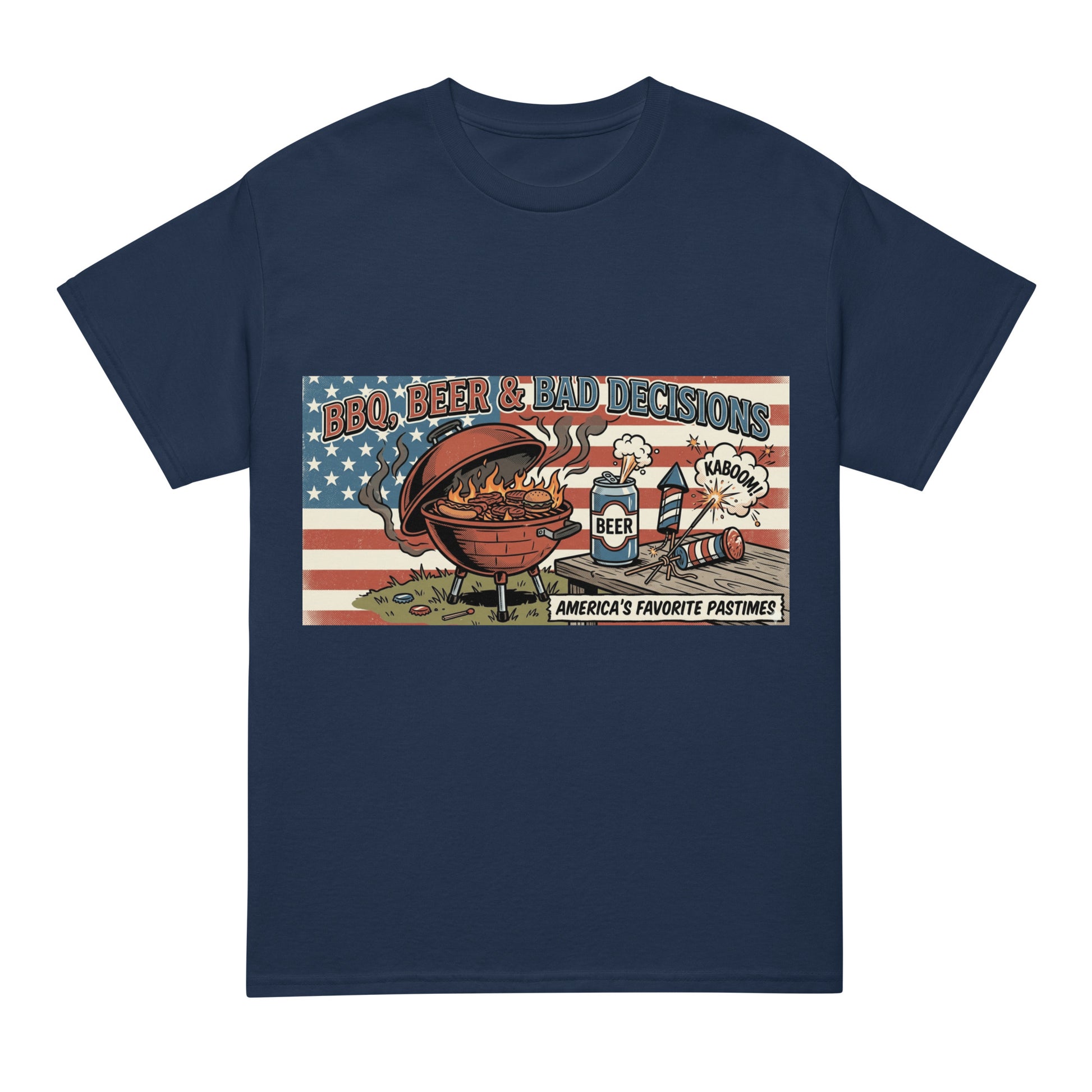BBQ,BEER & Bad Decisions T-Shirt/7 Stage Streetwear