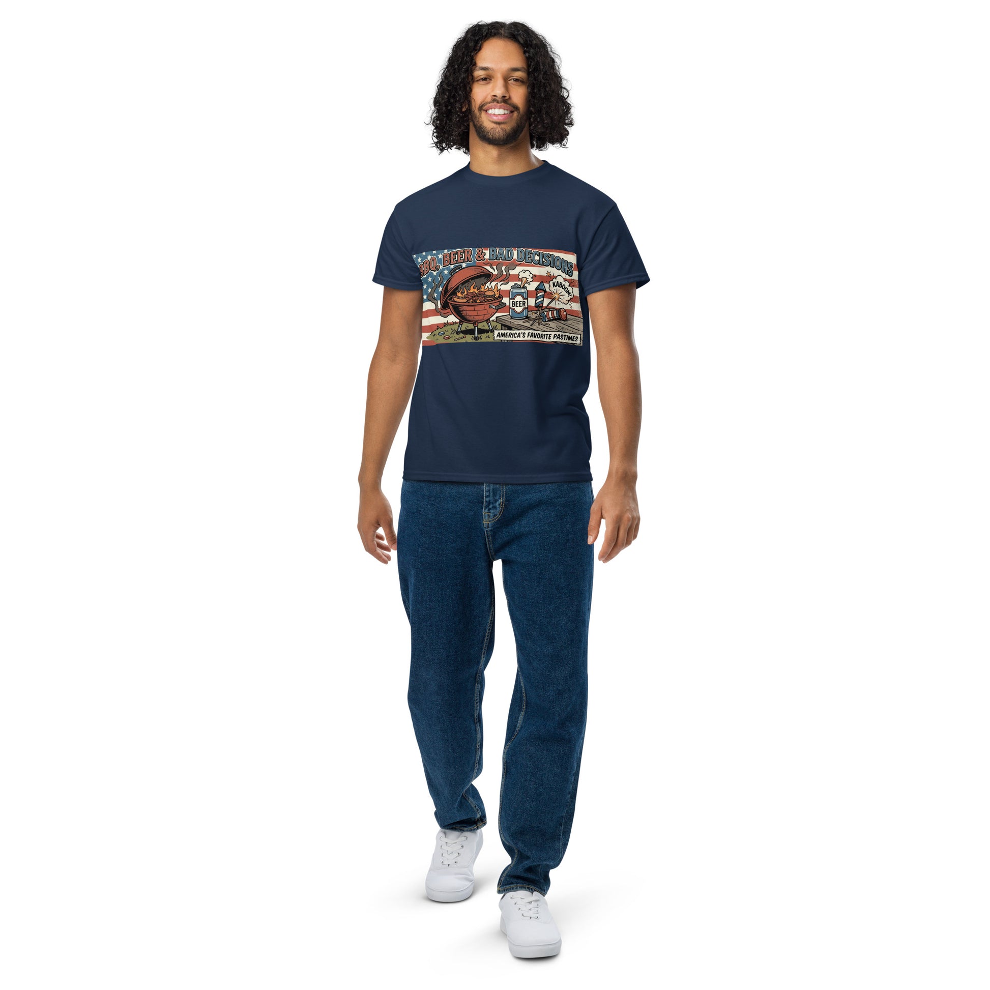 BBQ,BEER & Bad Decisions T-Shirt/7 Stage Streetwear