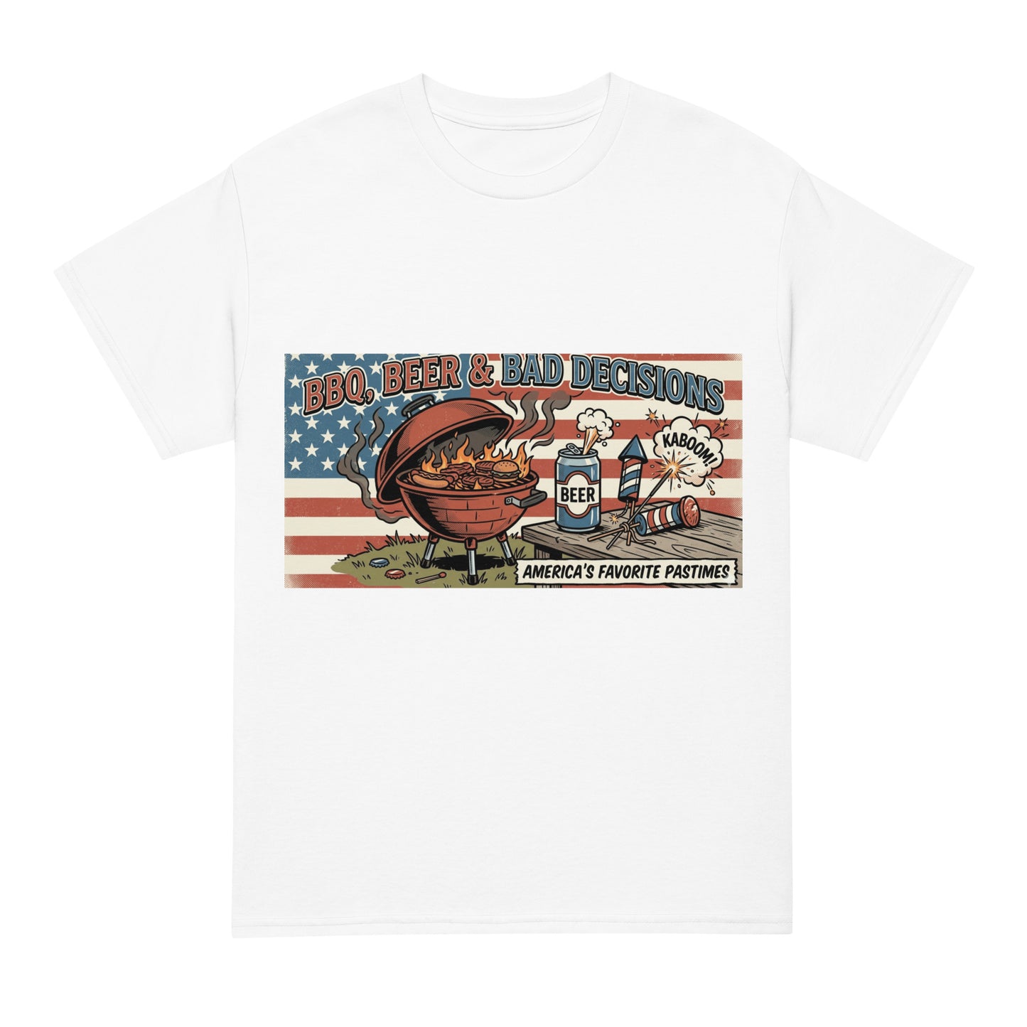 BBQ,BEER & Bad Decisions T-Shirt/7 Stage Streetwear