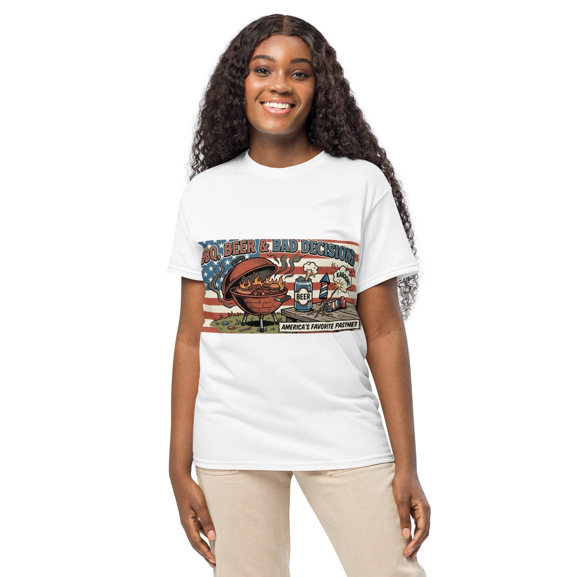 BBQ,BEER & Bad Decisions T-Shirt/7 Stage Streetwear