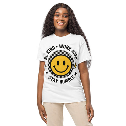 Be Kind positive message graphic t-shirt in white