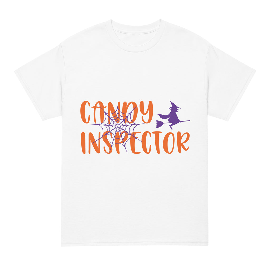 Candy Inspector Graphic Tee in white — front view