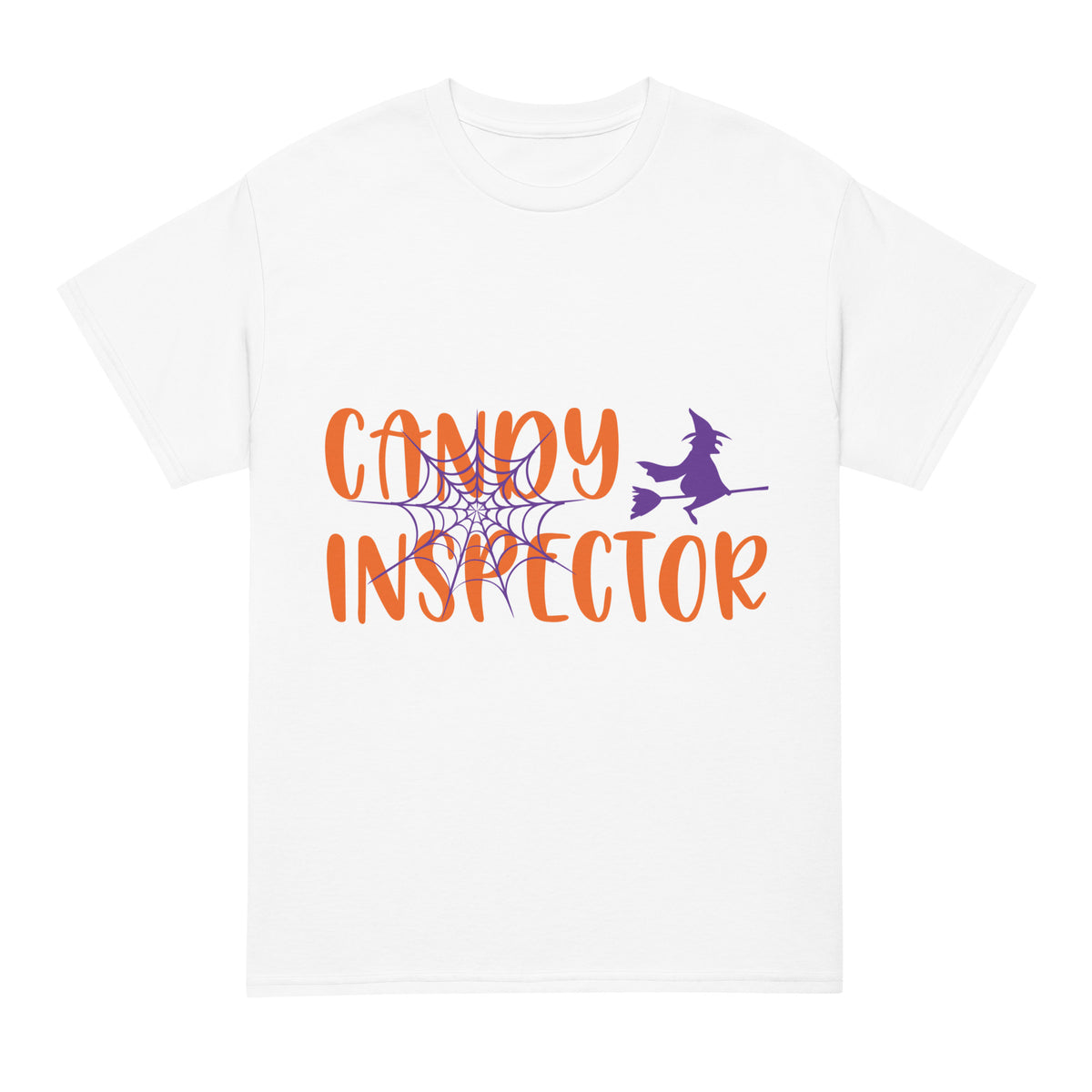 Candy Inspector Graphic Tee in white — front view