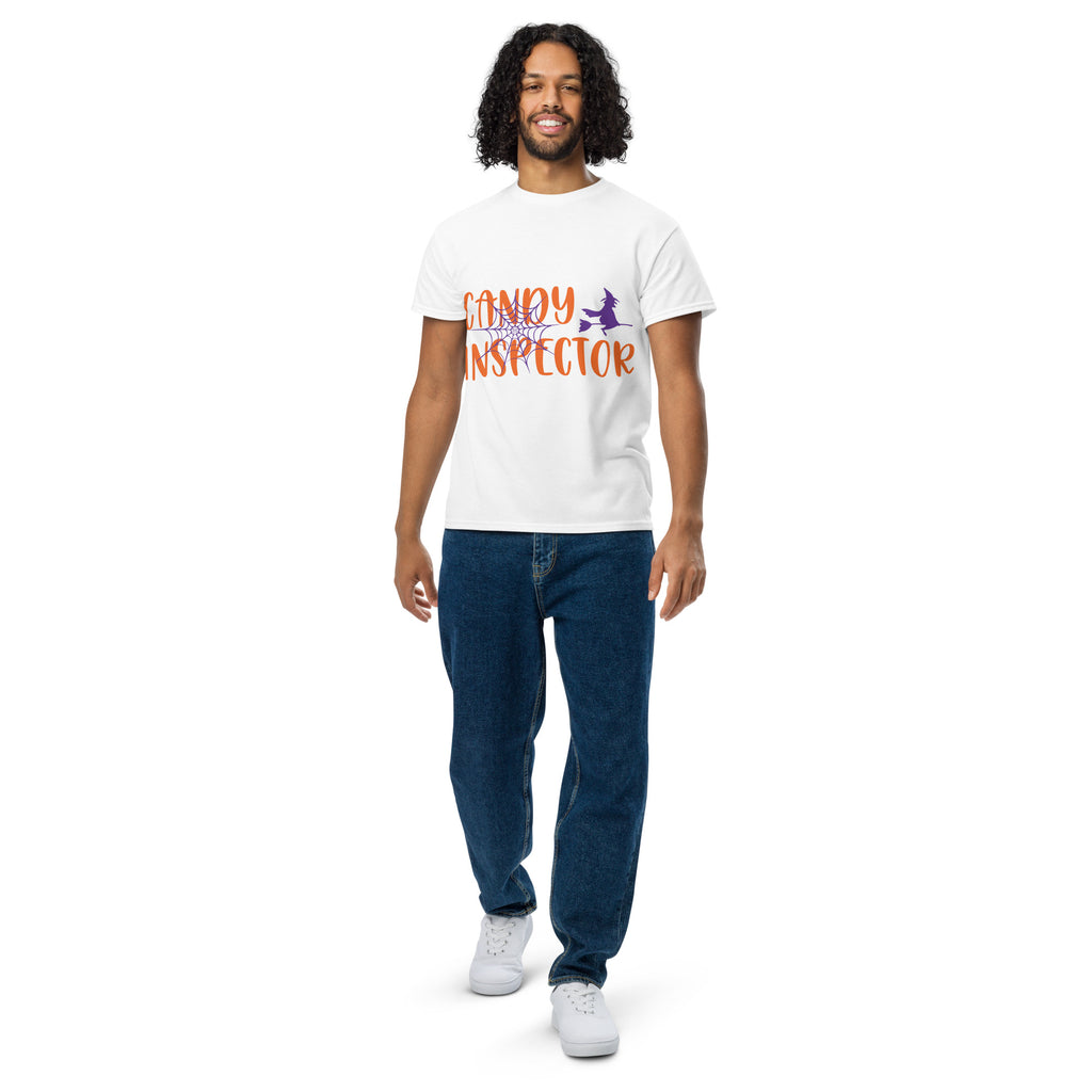 Candy Inspector Graphic Tee in white — front view