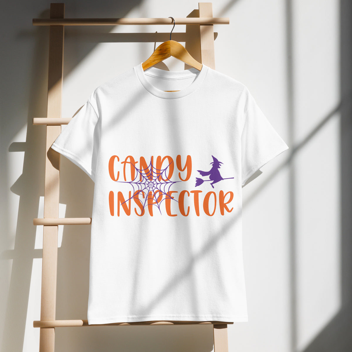 Candy Inspector Graphic Tee in white — front view