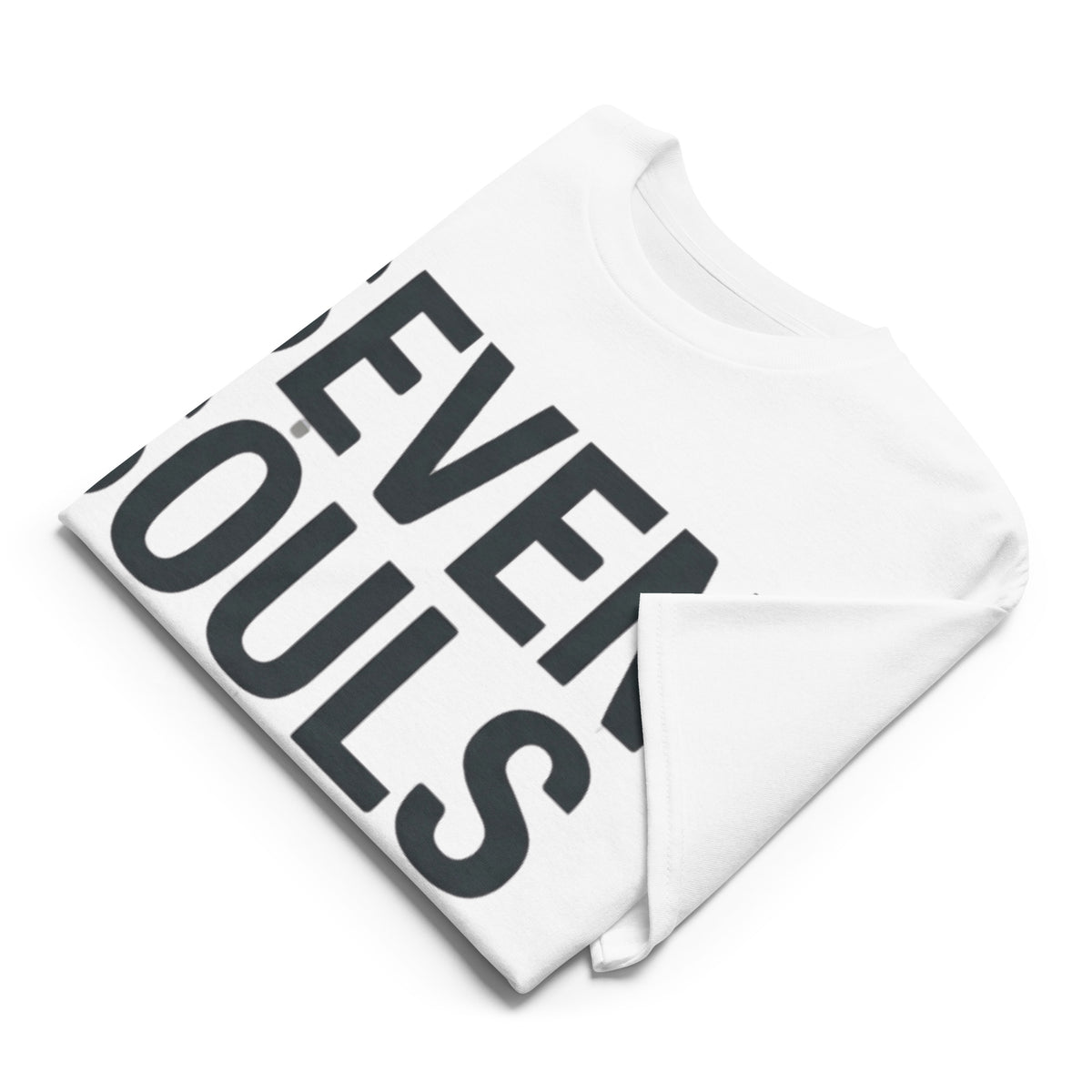 Seven Souls Tactical Graphic Tee in white — front view